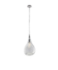 Lampada a Sospensione Moderna con Vetri Pyrex Trasparenti, Ambra o Grigi – Trasparente – 1 luce