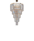 Lampada a Sospensione Classica in Ottone e Ferro Dorato con Strass – Oro Lucido