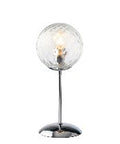 Lampada da Tavolo Moderna in Ferro Cromato o Bronzato con Sfere in Vetro – Cromo Lucido – Standard
