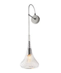 Applique Moderna con Vetri Pyrex Trasparenti, Ambra o Grigi – Trasparente