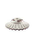 Diffusore di Ricambio in Ceramica Decorata a Mano – Bianco