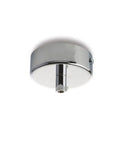Rosone Multicavo Circolare in Ferro – Cromo Lucido – Ø8 cm
