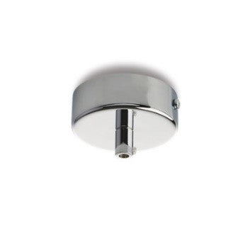 Rosone Multicavo Circolare in Ferro – Cromo Lucido – Ø8 cm