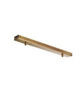 Rosone Multicavo Rettangolare in Ferro – Bronzato – 50x5 cm