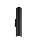 Applique Moderna in Ferro Laccato con Faretto GU10 – Nero