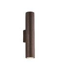 Applique Moderna in Ferro Laccato con Faretto GU10 – Ruggine