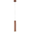 Lampada a Sospensione Moderna in Ferro Laccato con Faretto GU10 – Rame