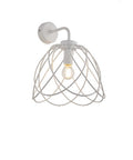 Applique Vintage in Ferro Bianco Shabby, Oro o Ruggine – Bianco Shabby