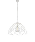Lampadario Vintage in Ferro Bianco Shabby, Oro o Ruggine – Bianco Shabby