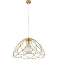 Lampadario Vintage in Ferro Bianco Shabby, Oro o Ruggine – Oro