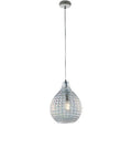 Lampada a Sospensione Moderna con Vetro Soffiato Effetto Cristallo – Trasparente – 1 luce