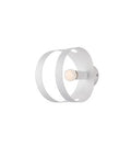 Applique Moderna in Ferro con Fascia Traforata – Bianco