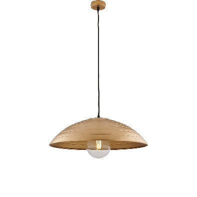Lampada a Sospensione Industrial in Ferro Nero con Decoro Oro, Argento, Rame o Ruggine – Oro