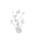 Applique Shabby Chic in Ferro Bianco o Avorio e Oro con Strass – Bianco Shabby
