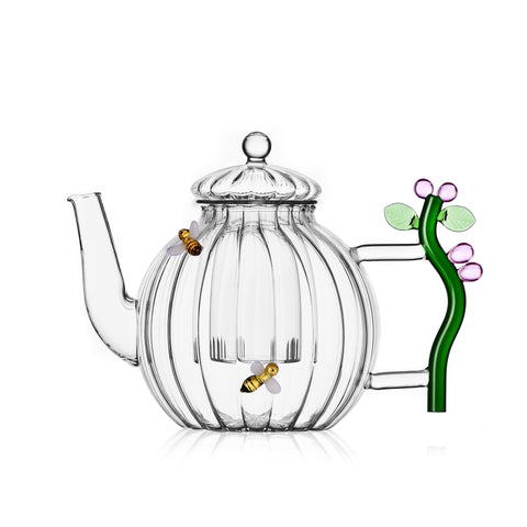 Optical teapot with bees