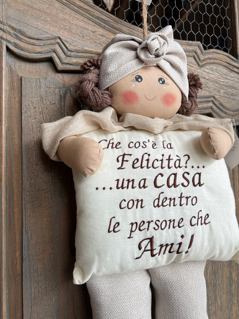 Doll with pillow