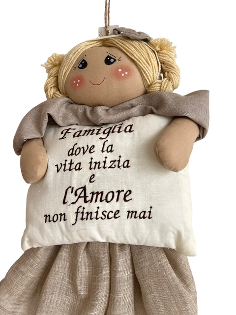 Doll with pillow