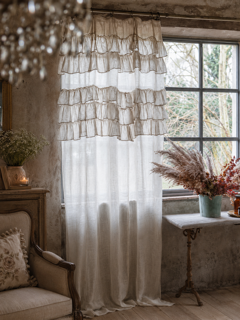 Dentelline curtain by Blanc MariClò