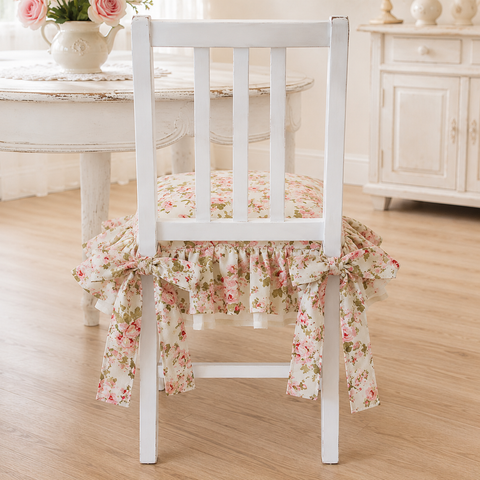 Funda de silla con rosas grandes