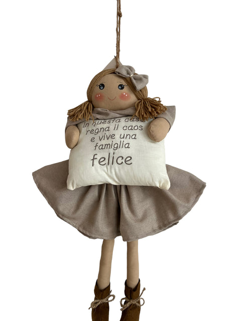 Doll with pillow