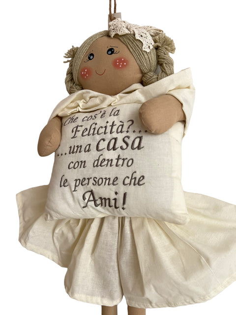 Doll with pillow