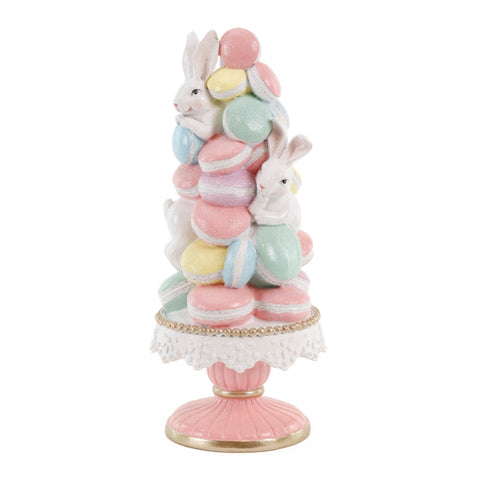 Albero Decorativo Coniglietti e Macaron 27,5 cm Multicolor - Goodwill