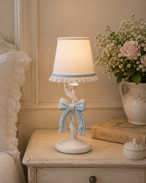 Lumetto Shabby Chic "Fiocco di Neve" - LP 169/1 - ø 14 h 39