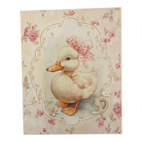 Quadretti decorativi Shabby Chic - Animali Bosco e Fattoria 30x25 cm
