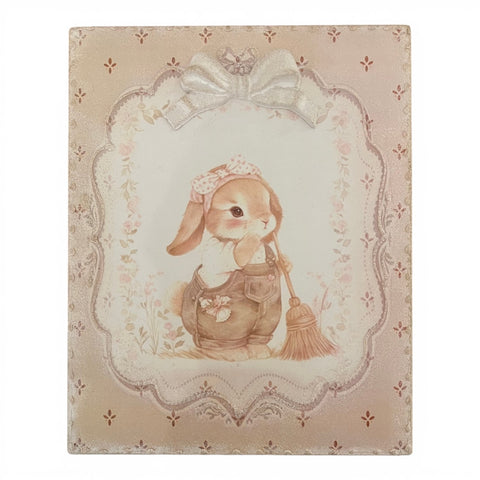 Quadretti decorativi Shabby Chic - Animali Bosco e Fattoria 30x25 cm