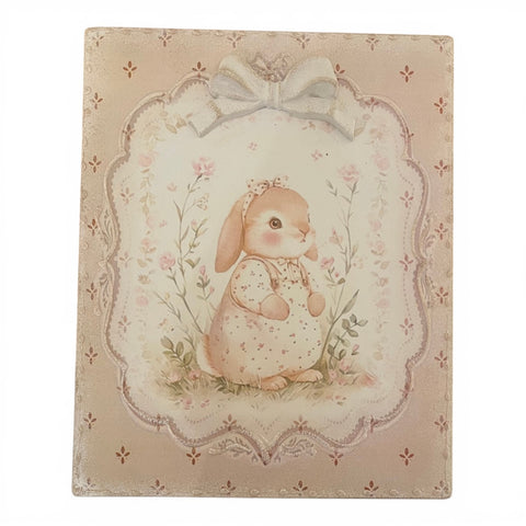 Quadretti decorativi Shabby Chic - Animali Bosco e Fattoria 30x25 cm