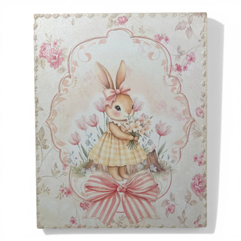 Quadretti decorativi Shabby Chic - Animali Bosco e Fattoria 30x25 cm
