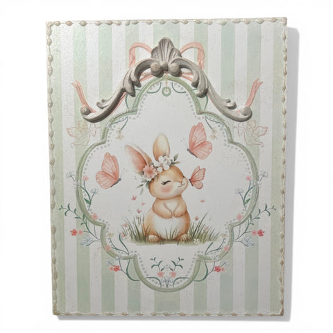 Quadretti decorativi Shabby Chic - Animali Bosco e Fattoria 30x25 cm