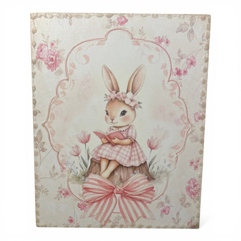 Quadretti decorativi Shabby Chic - Animali Bosco e Fattoria 30x25 cm