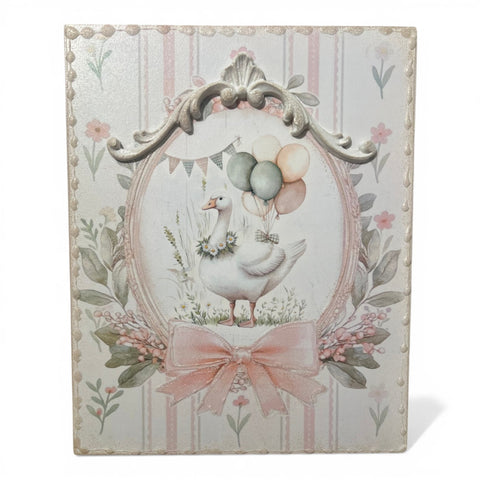 Quadretti decorativi Shabby Chic - Animali Bosco e Fattoria 30x25 cm