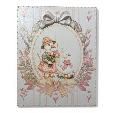 Quadretti decorativi Shabby Chic - Animali Bosco e Fattoria 30x25 cm