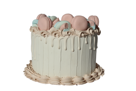 Drip cake con marshmallows