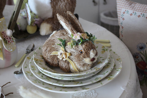 Hare in straw