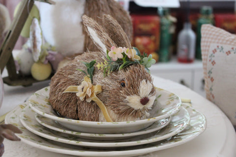 Hare in straw