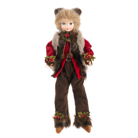 Aiutante di Babbo Natale Bear Boy cod J59202