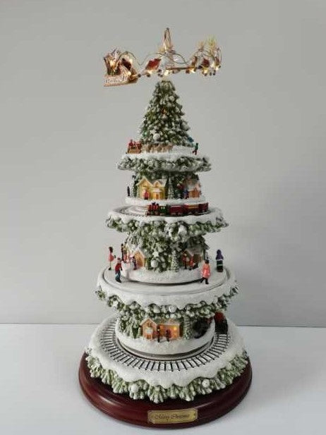 Christmas Decoration "Three-Tier Tree" 45cm