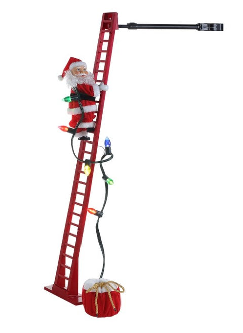 Christmas Decoration "Santa Claus on the Stairs" 109cm