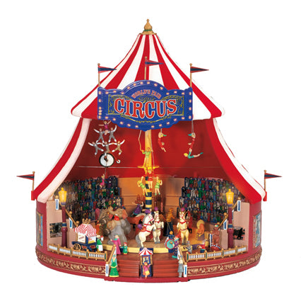 Christmas Circus Music Box with LED 25 Melodies 31cm