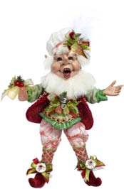 Elfo “Gumdrop” Small – Goodwill by Mark Roberts – Verde/Rosso – 28 cm