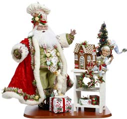 Gingerbread Baker Santa Goodwill by Mark Roberts – 65 cm