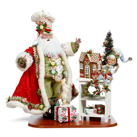 Gingerbread Baker Santa Goodwill by Mark Roberts – 65 cm