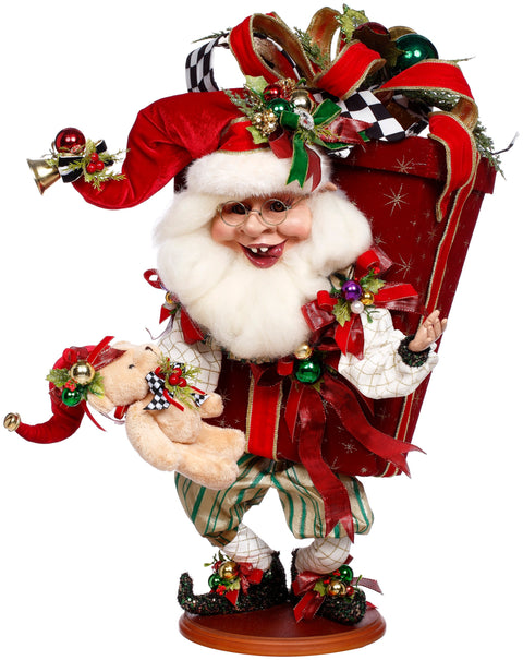 Elfo di Natale con Pacco Regalo (Xmas Present Elf Med) - Mark Roberts per Goodwill, 61 cm