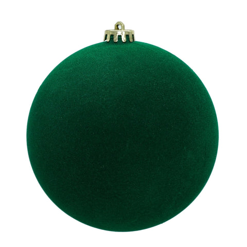 Bolas navideñas de terciopelo de 15 cm de diámetro – Juego de 3 elegantes adornos para el árbol