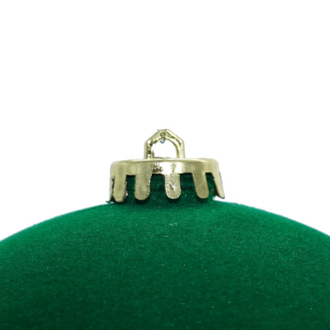 Bolas navideñas de terciopelo de 15 cm de diámetro – Juego de 3 elegantes adornos para el árbol