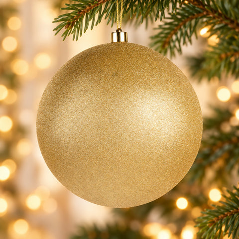 Palla di Natale Gigante Oro e Rossa – Goodwill, 50cm