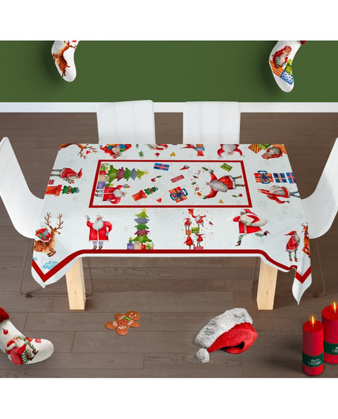 CHRISTMAS CAROL TABLECLOTH